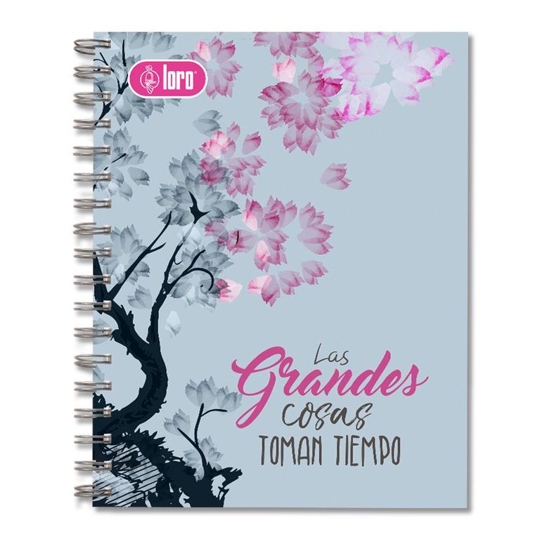 Cuaderno Anillado Cuadriculado Loro Universitario 160 Hojas 6 Div.