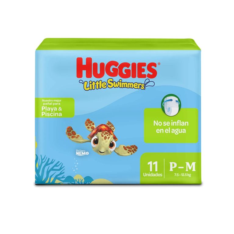 Pañales Huggies Little Swimmers Etapa 1-2/P-M Empaque 11 Und