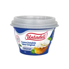 UNTADELLI - Crema Untable Untadelli Natural Envase 140 g