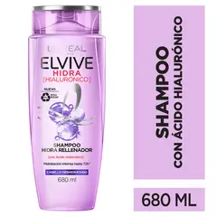 ELVIVE - Shampoo Elvive Hidra Hialurónico Botella 680 mL