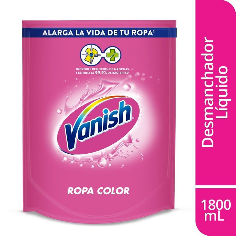 Quitamanchas Líquido Vanish Ropa Color Doypack 1.8 L