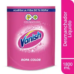 VANISH - Quitamanchas Líquido Vanish Ropa Color Doypack 1.8 L
