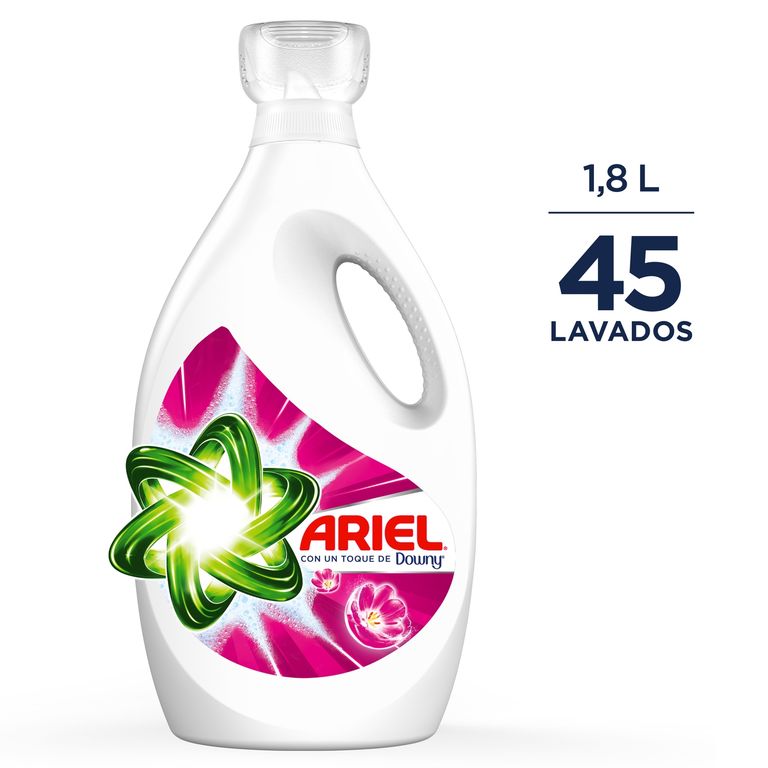Detergente Líquido Ariel Toque Downy Envase 1.8 L
