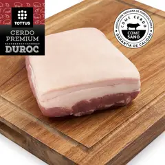 TOTTUS - Panceta Tecla Con Piel De Cerdo Duroc Tottus