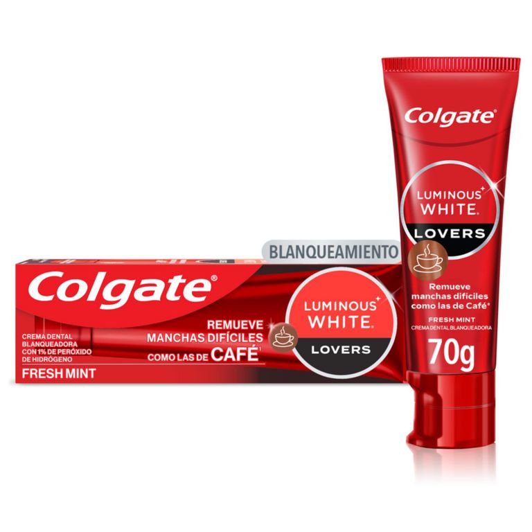 Crema Dental Colgate Luminous White Lovers Café Envase 70 g