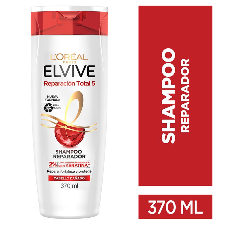 Shampoo Elvive Reparación Total 5 Botella 370 mL