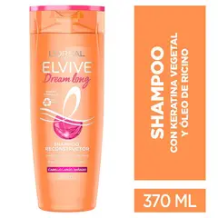 ELVIVE - Shampoo Elvive Keratina Vegetal Manteca Cacao Botella 370 mL
