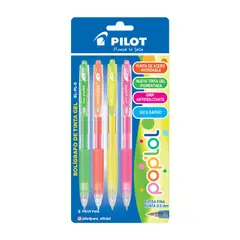 PILOT - BOLIGR PILOT POPLOL NEON VE NA RO AM 4PK