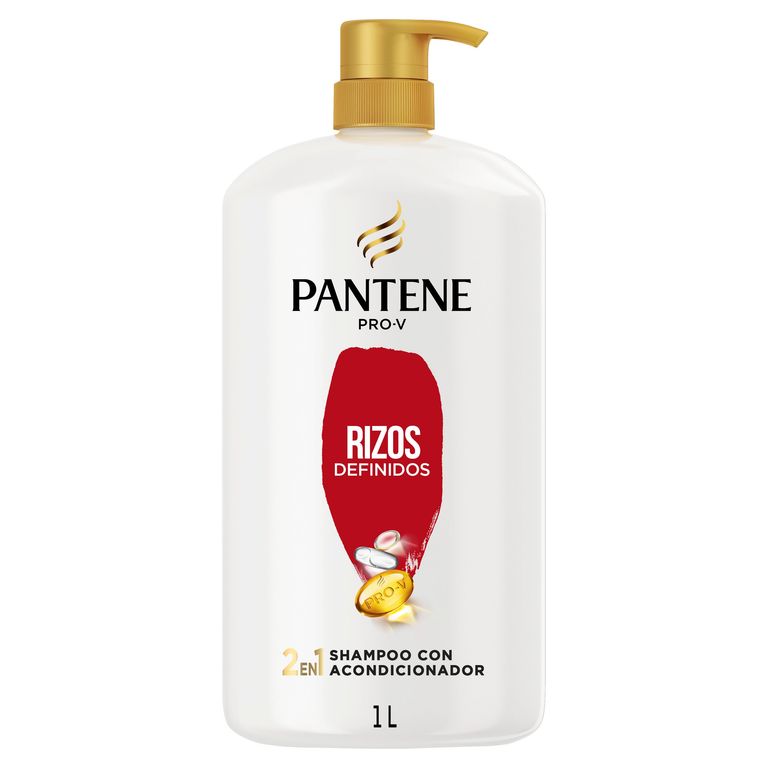 Shampoo 2 en 1 Pantene Rizos Definidos Botella 1 L