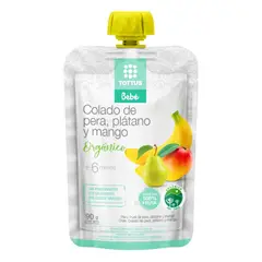 TOTTUS BEBE - Colado Orgánico Pera Plátano Mango Tottus Bebé 90 g