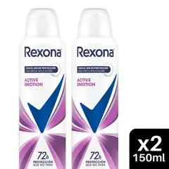 REXONA - Antitranspirante en Spray Rexona Active Emotion Empaque 2 Und