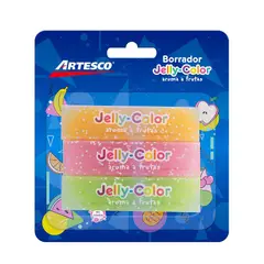 ARTESCO - Borrador Artesco Jelly Aroma Frutas Empaque 3 Und