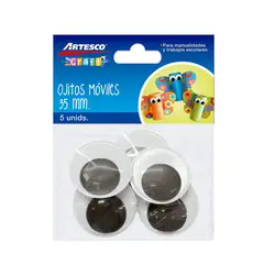 ARTESCO - Ojitos Móviles Artesco De 35mm Bolsa 15 Und