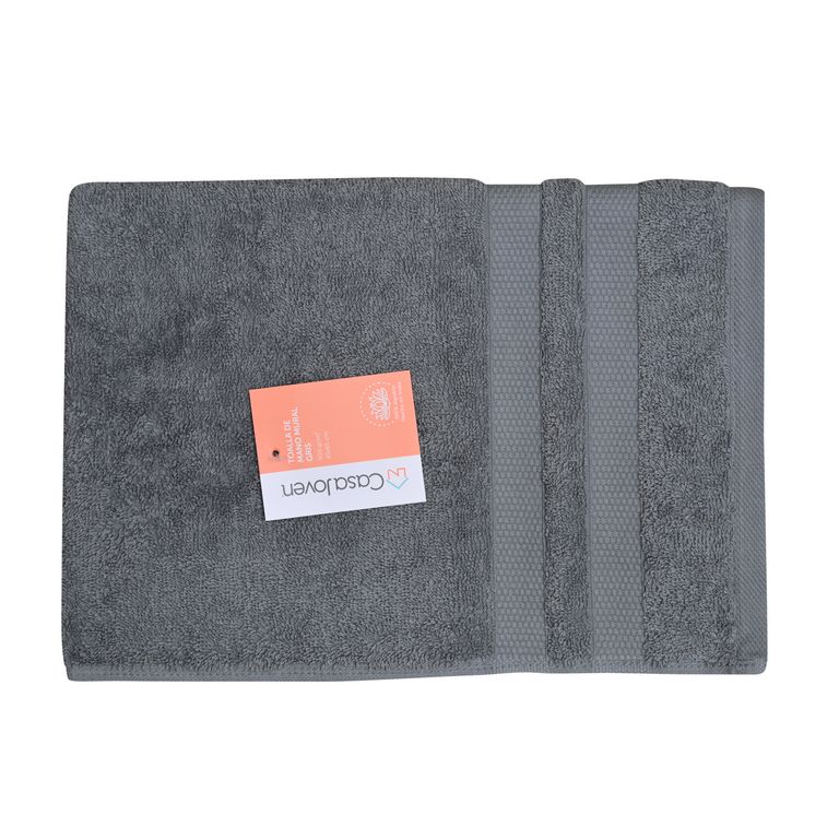 Toalla de Mano Mural Gris