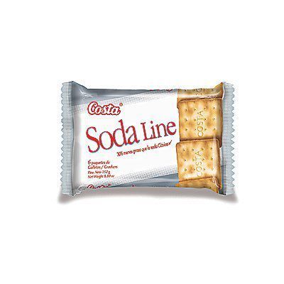 Galleta Soda Line Costa Sixpack 240 g