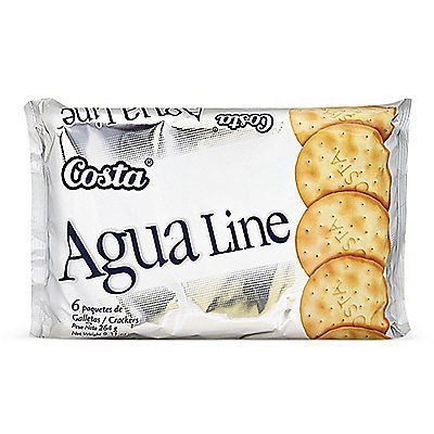 Galleta Agua Line Costa Sixpack 252 g