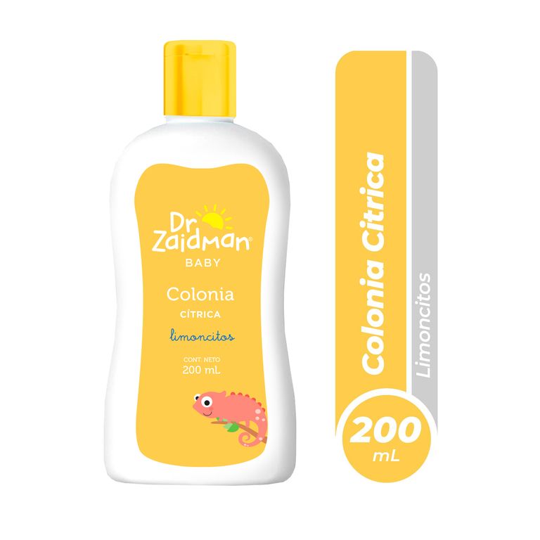 Colonia para Bebé Dr. Zaidman Limoncitos Cítrico Envase 200 mL