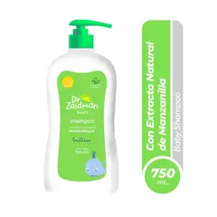 DR ZAIDMAN - Shampo Baby Manzanilla Brillitos Botella 750 mL