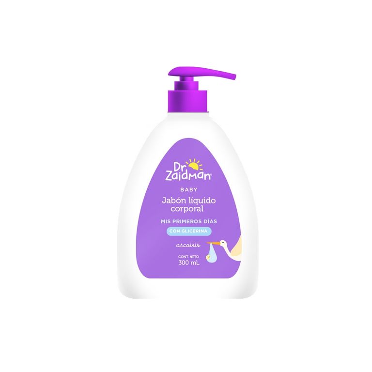 Jabon Liquido Baby Primeros Dias Dr Zaidman Botella 300 mL
