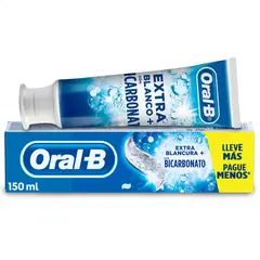 ORAL B - Crema Dental Bicarbonato Envase 150 mL