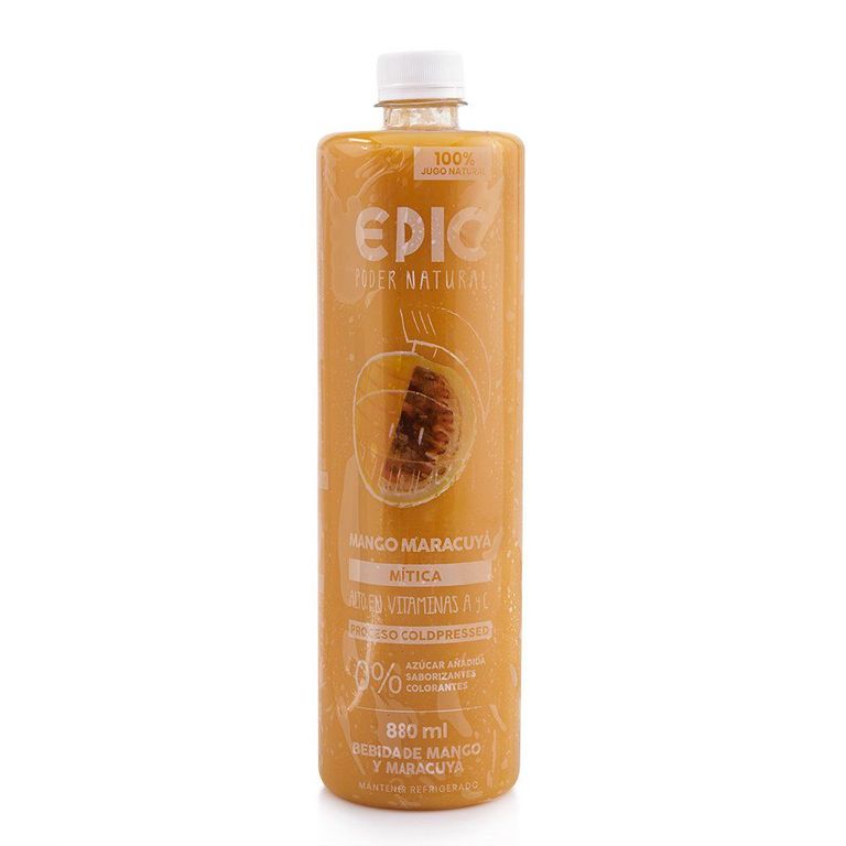 Jugo De Mango Y Maracuyá Epic 880 mL