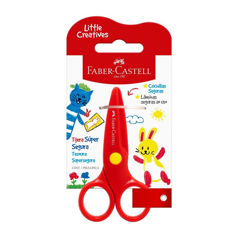 Tijera Faber Castell Súper Segura Und