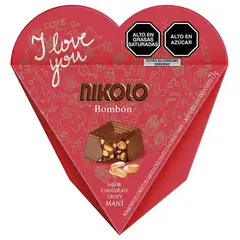 NIKOLO - Caja Corazón Bombon73g
