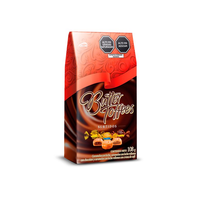 Caramelos Con Leche Butter Toffees Caja 108 g