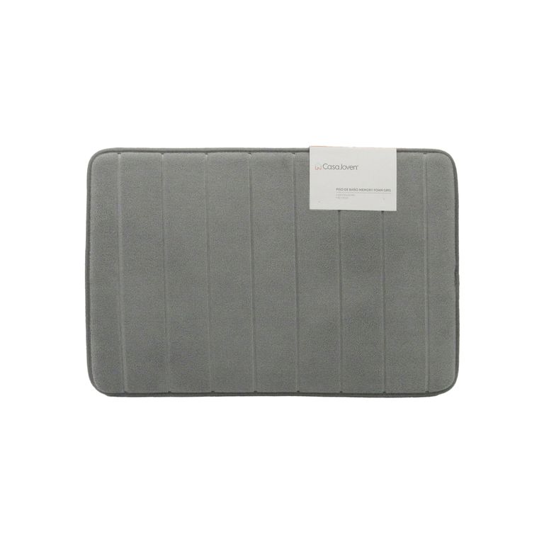 Piso de Baño Memory Foam Gris