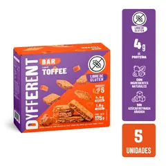 DYFFERENT - Barra Maní y Toffee Dyfferent Caja 5 Und