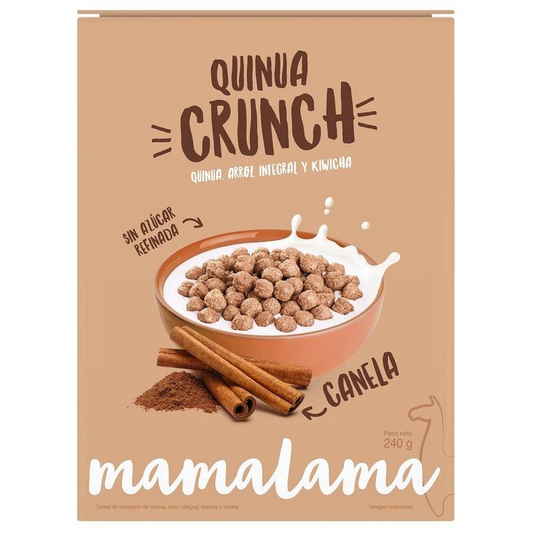 Cereal Quinua Crunch Mamalama Canela Caja 240 g