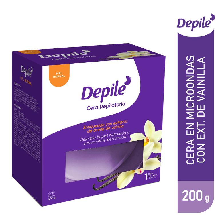 Cera Depiladora Depile Vainilla Caja 200 g