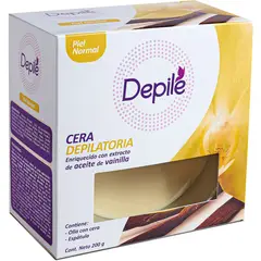 DEPILE - Cera Depiladora Vainilla Caja 200 g
