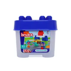 MY BRICKS JR - Balde de Bloques Maxi Cuidad 40 Pzas