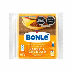 BONLE - Queso Fundido Bonlé Cheddar Tajada 136 g