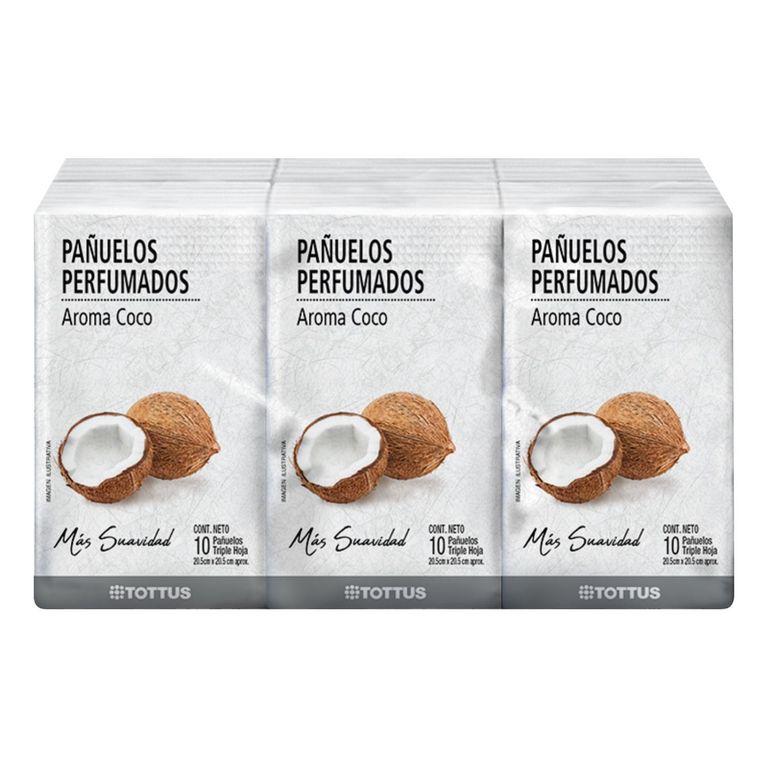 Pañuelos Tottus Aroma Coco Empaque 6 Und