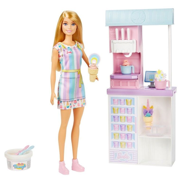 Barbie Set Heladeria con Muñeca