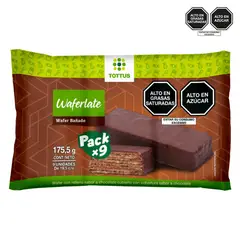 TOTTUS - Wafer Late 9 Unidades de 19.5g c/u