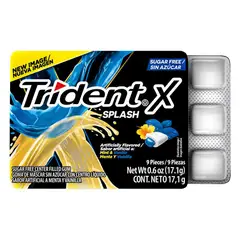 TRIDENT - Chicles Splash Menta y Vainilla