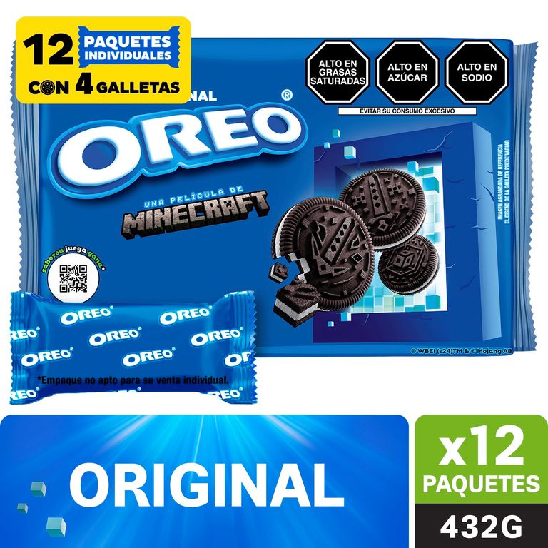 Galleta Oreo Regular Pack 12 Und