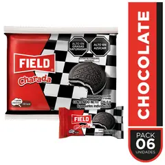 FIELD - Sixpack de Galletas Charada Sabor Chocolate y Rellenas de Vainilla
