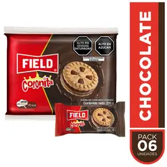 FIELD - Galletas Coronita Field Chocolate Sixpack 216 g