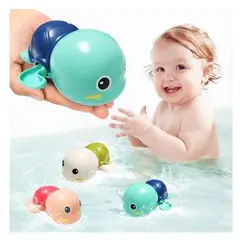 GLATT - Tortuga Nadadora Color Azul A Cuerda