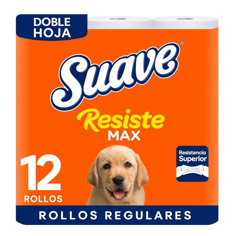 Papel Higiénico Suave ResisteMax Doble Hoja Empaque 12 Und