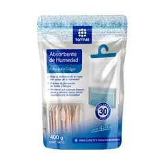 TOTTUS - Absorbente Humedad Colgante Sin Aroma Empaque 400 g