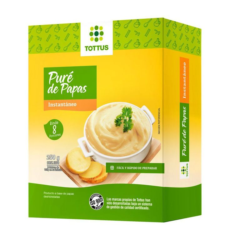 Puré de Papas Instantáneo Tottus Empaque 250 g