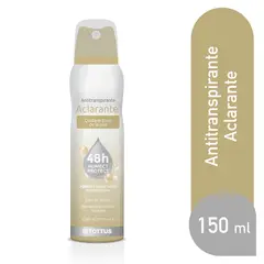TOTTUS - Antitranspirante en Spray Tottus Mujer Aclarante Envase 150 mL