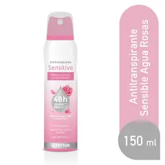 TOTTUS - Antitranspirante en Spray Tottus Mujer Sensitive Agua de Rosas Envase 150 mL