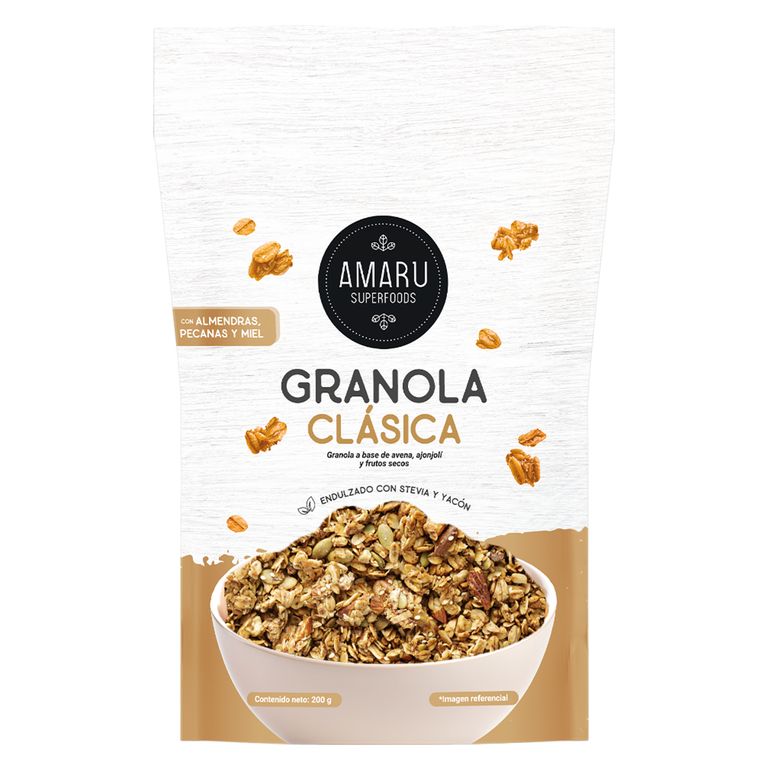 Granola Amaru Superfoods Clásica Empaque 200 g