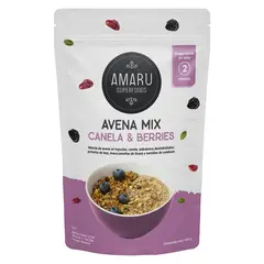 AMARU SUPERFOODS - Avena Mix Amaru Superfoods Canela & Berries Empaque 400 g